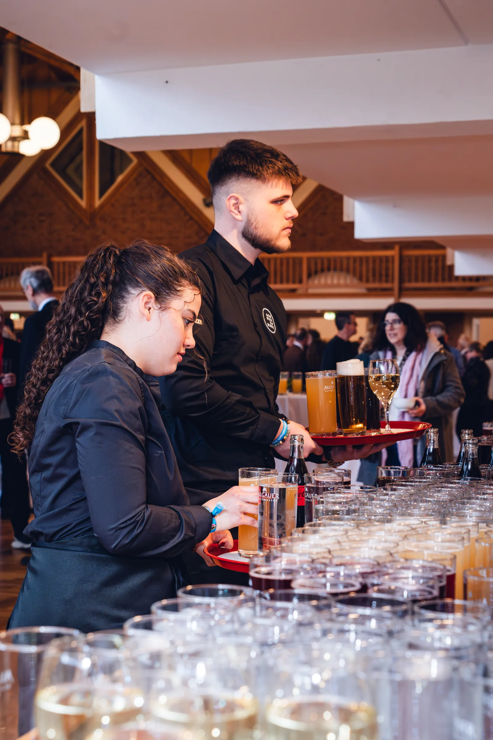 Service von KATZ Catering beim Staatsempfang in der Stadthalle Memmingen