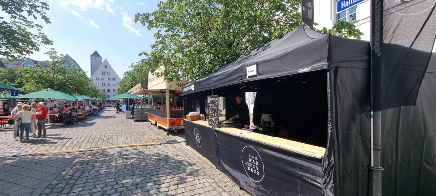 Mobiler KATZ Stand auf einer Veranstaltung in Memmingen